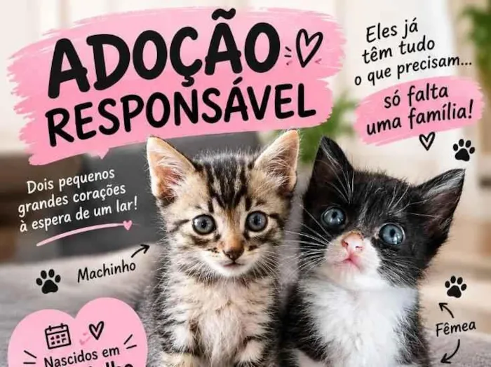 Foto de Gatos e Gatas Contato 55996946628 para doação adocao em Rio Verde